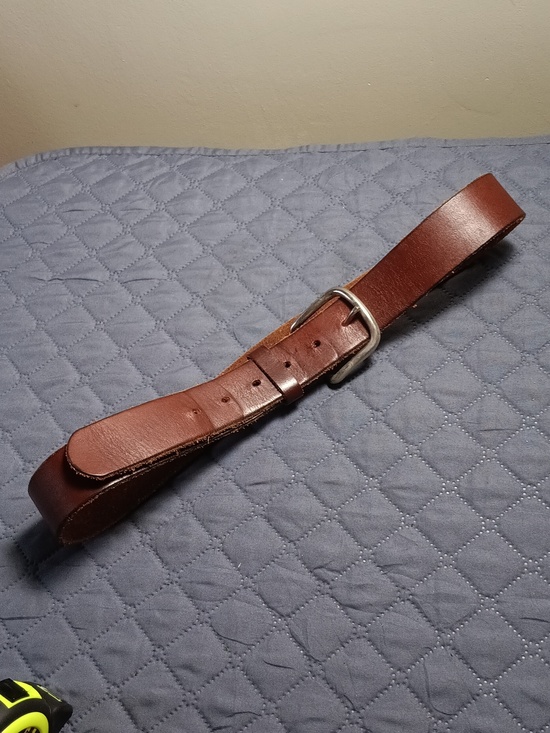 Vintage Leather Brown Belt main image 5